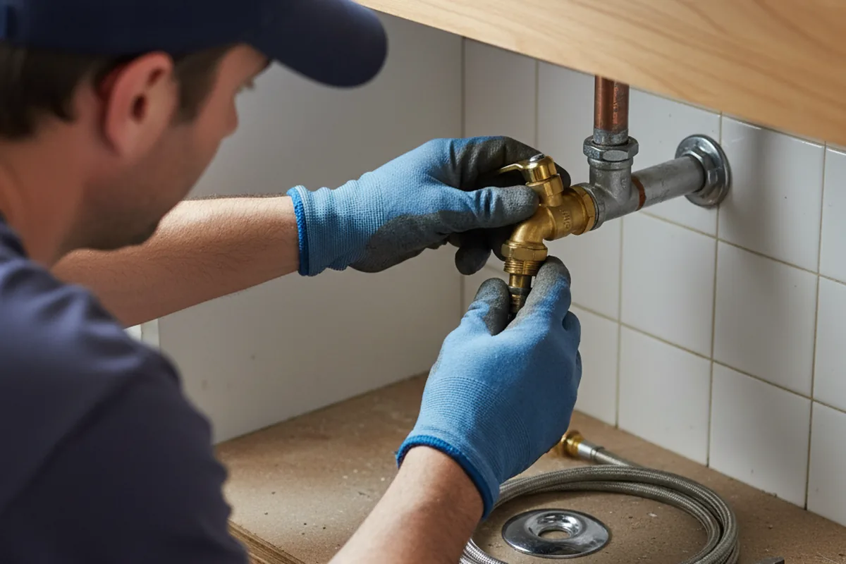 Shutoff valve and fitting work during Repiping in Rockwood